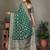d green satin bandhej printed saree with blouse