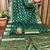 d green satin bandhej printed saree with blouse
