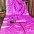 pink satin bandhej printed saree with blouse