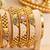 Multicolor copper bangles with bar stone & kundan     6 pcs