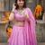 Women's  Bandhej Printed Georgette Free Size Lehenga Choli Set with Dupatta