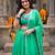 Women's  Bandhej Printed Georgette Free Size Lehenga Choli Set with Dupatta