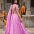 Women's  Bandhej Printed Georgette Free Size Lehenga Choli Set with Dupatta