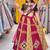 Marron Mirror Navratri Lehenga Choli With Dupatta
