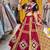 Marron Mirror Navratri Lehenga Choli With Dupatta