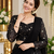 black color thread and sequence work faux georgette choli sharara set