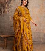 Women’s Pure Cotton Printed 3 Piece Skirt Top Dupatta Set | Ethnic Wear