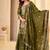 Mehendi rangoli crush  party  embroidery wear  sharara suit set