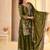 Mehendi rangoli crush  party  embroidery wear  sharara suit set
