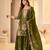Mehendi rangoli crush  party  embroidery wear  sharara suit set