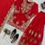 red color thread and sequence work chinon silk blend salwar kameez set