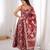 Maroon fancy banarasi jackquard  party  embroidery wear  anarkali suit set