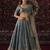 Grey Zari Embroidery Silk Function Wear Lehenga Choli