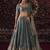 Grey Zari Embroidery Silk Function Wear Lehenga Choli