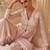 Pink georgette readymade anarkali suit with chikankari & embroidery work