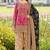 Rani chinon readymade printed suit with diamond work