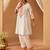 Daisy ivory chauga kurta with salwar