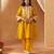 Mustard yellow chauga kurta with salwar