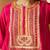 Hot pink chauga kurta with salwar