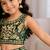 kids greenbaz embroidered lehenga choli with dupatta