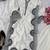 white color thread work silk blend top pent set