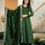 Green vichitra silk  party  embroidery wear palazzo suit set