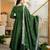Green vichitra silk  party  embroidery wear palazzo suit set