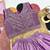 kids purple embroidered lehenga choli with dupatta