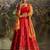 Red Thread Work Silk Wedding Wear Lehenga Choli With Dupatta