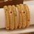 Multicolor copper bangles with bar stone & kundan 