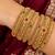Multicolor copper bangles with bar stone & kundan 
