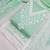 Green chanderi embroidered unstitched suit