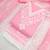 Pink chanderi embroidered unstitched suit