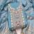 Sky blue roman silk embroidered unstitched suit with heavy santoon bottom and chanderi jacquard dupatta