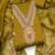 Chanderi butti embroidered unstitched suit with heavy santoon bottom and chanderi jacquard dupatta