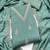 Vichitra silk embroidered unstitched suit with heavy santoon bottom and vichitra silk dupatta
