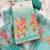 Simmer print unstitched suit with heavy santoon bottom and soft cotton dupatta