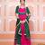 Pink bandhani anarkali set