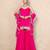 Pink short kurti with garara