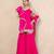 Pink short kurti with garara