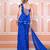 Blue one shoulder kurta set