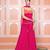 Pink lehariya short kurti with sharara