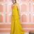 Lime green lehariya short kurti with sharara