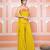 Lime green lehariya short kurti with sharara