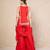Red mirror kurti with sharara