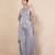 Grey mirror kurti with sharara
