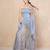 Grey short kurti with sharara