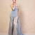 Grey short kurti with sharara