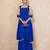 Blue short kurti with sharara