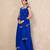 Blue short kurti with sharara